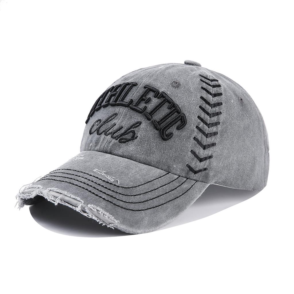 Fashion Hat Men's American Sun Cap ATHLETIC Alphabet Embroidery Sports Cap Baseball Cap Couple