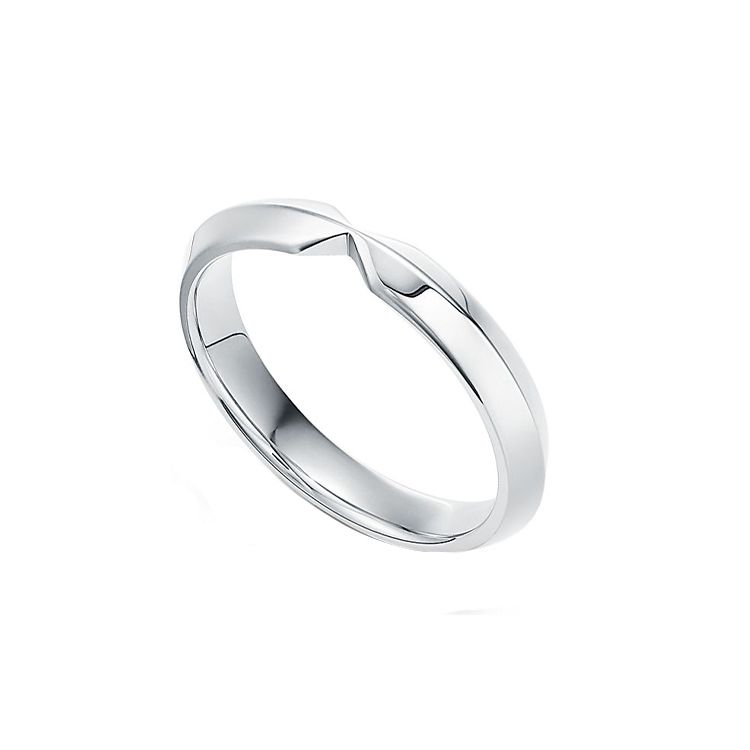 Tiffany & Co. The Tiffany® Setting Series Nested Narrow Ring Men rings Platinum GRP11074
