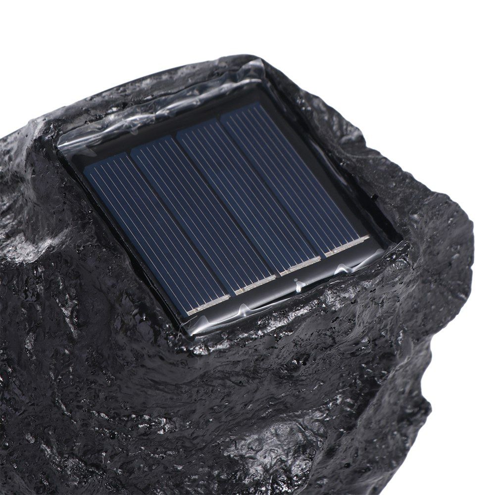 Warm Light Spotlight Solar Stone Light Waterproof Energy-Saving Solar Rock Lamp Simulation Stone LED Lawn Lamp Courtyard