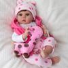 Куклы Reborn Baby Dolls Девочка 45 см 17,7 дюйма Реалистичные куклы новорожденных младенцев, которые выглядят как настоящие куклы, мягкое силиконовое виниловое тело