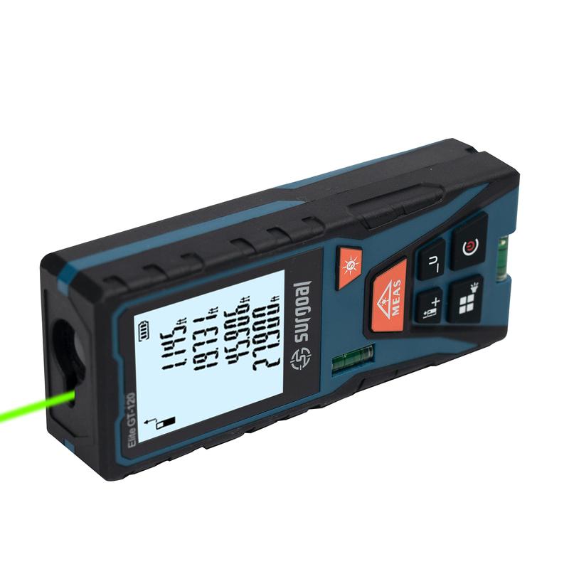 Green Laser Rangefinder Tape Multi-Measuring Digital Handheld Building Laser Distance Meter With Horizontal Bubble