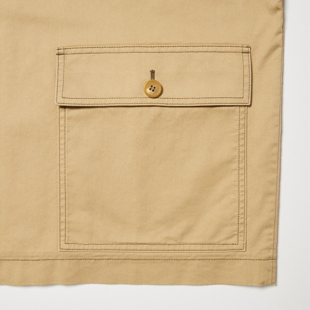 Uniqlo X MARNI Свободная рабочая куртка (Азия) Бежевый Унисекс Уличная одежда 449587-31