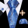 Винтажная брошь с галстуком для мужчин, новинка, шелковый галстук, карманные квадратные запонки, подарочный формальный набор