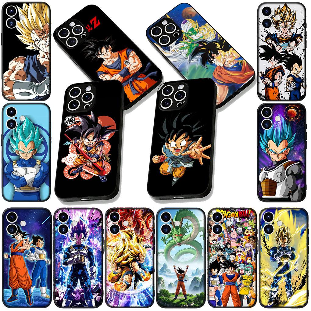 Cover for Samsung Galaxy S25 S24 S23 FE Plus Ultra S7 Edge A16 A15 5G s25+ Phone Case Vegeta DragonBalls Z Dragon Gokus Ball