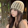 Sweet Crochet Hollow Knitted Hat Bohemian Style Weave Cap Fashion Knit Beanies  Outdoor