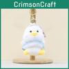 Plush Animal Themed Keychain Cute Pp Cotton Filling Bag Key Ring Accessories