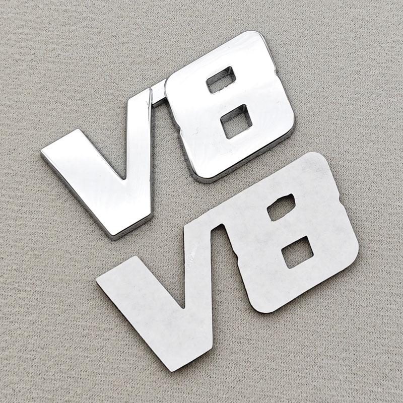 3D Metal Car Sticker Logo 4WD V6 V8 LIMITED Fender Side Badge Rear Trunk Emblem For Toyota LC150 LC200 4Runner Tundra Accessorie