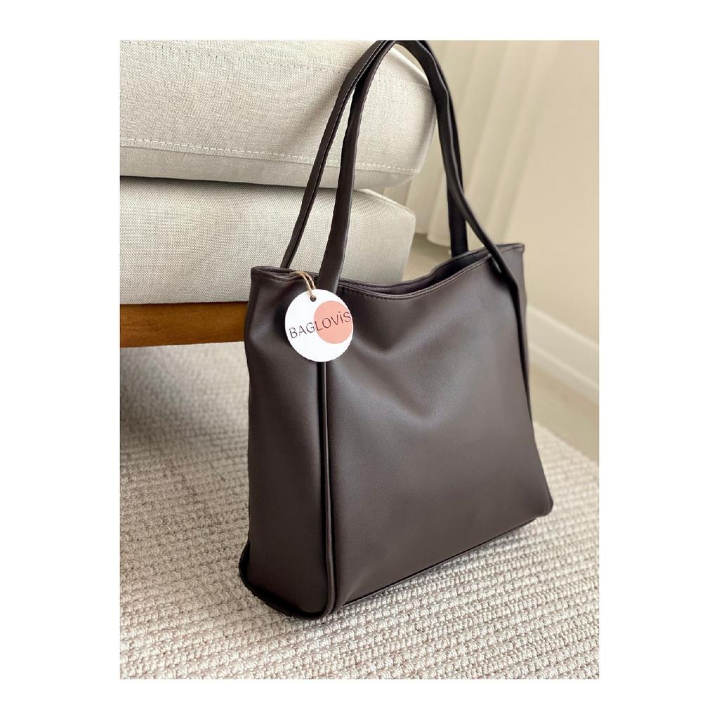 Large Size Soft Leather Women's Bag