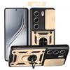 Rugged Armor Metal Ring Stand Cover For Tecno Camon 40 Pro 4G 5G Slide Lens Shockproof Case for Tecno Camon 40 4G Camon40 40Pro