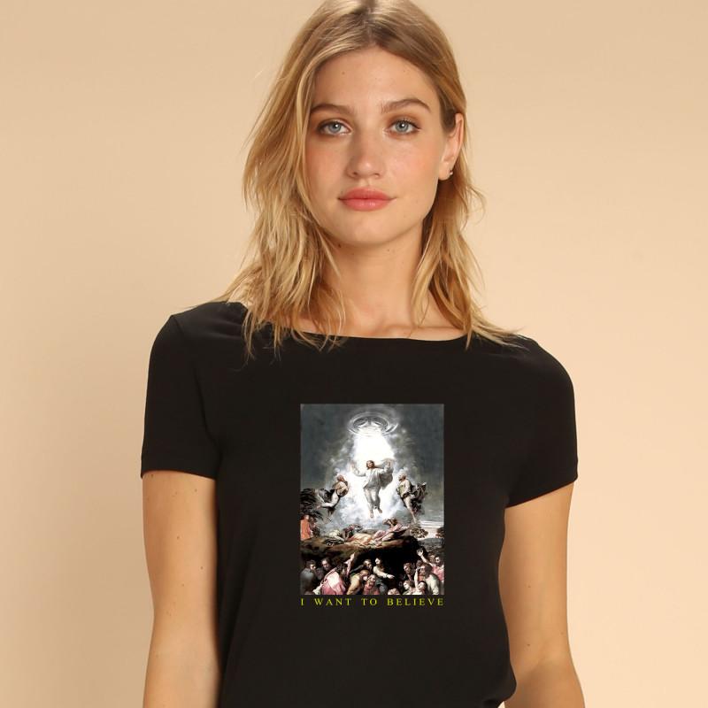 Женская футболка - ХОЧУ ВЕРИТЬ