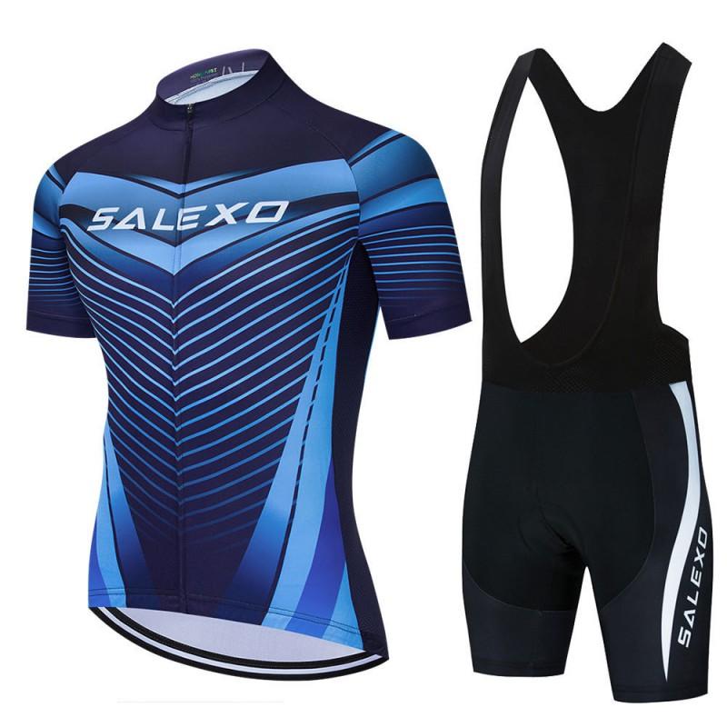 Mens Cycling Jersey Set Short Sleeve Bike Apparel Ride Breathable Performance Wear