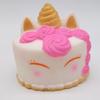 Simulation Strawberry Birthday Cake Squeeze Toy PU Decompression Squishy Fingertip Toy Pony Cake Pressure Relief