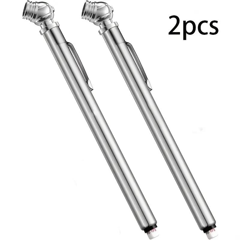 2pcs High Precision Car Tire Air Pressure Gauge Portable Motor Tire Pressure Measuring Pen Car Tire Pressure Monitor Tester ToolGood product