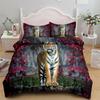 3D Giant Tiger Bedding Set King Queen Twin Single Size Duvet Cover Pillow Cases Bed Linen Set