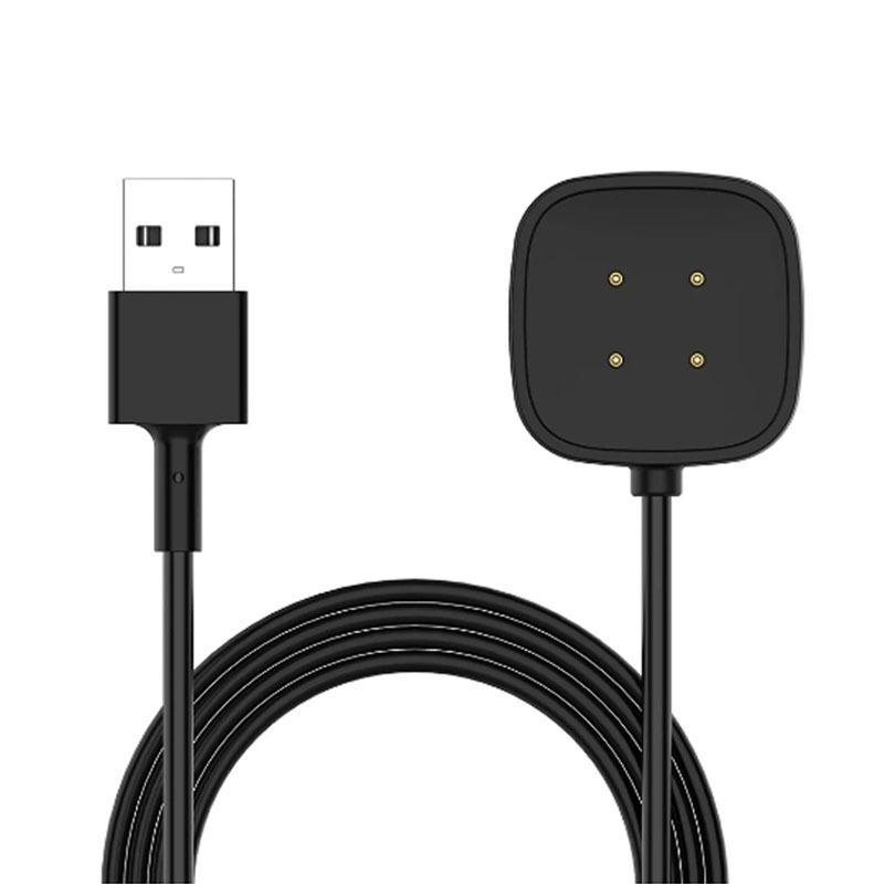 Xiaomi Зарядное устройство USB Зарядный кабель для умных часов База Аксессуары 1 м для Fitbit Sense/Sense 2/Versa 4/Versa 3