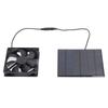 Портативный вентилятор на солнечной панели 3,5 Вт 6 В, солнечный вытяжной вентилятор для курятников, собачьих будок, домиков для домашних животных, для кемпинга на открытом воздухе
