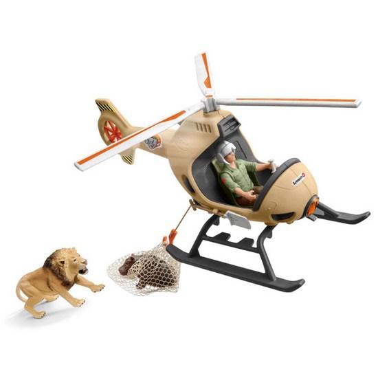 Schleich Animal Rescue Helicopter Figure SL42476, Popular Toys In Korea