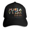 Pura Vida Costa Rica Saying Baseball Cap Curved Brim Classic Fit Low Profile Unstructured Unisex For Men Women