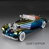 1:24 300Sl 500K Винтажные Автомобили Миниатюрные Литые Сплавные Игрушки Модель Двери Открываются Звук Свет Оттягиваемый Механизм Машинки Мальчик Значимые Подарки
