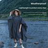 Унисекс 3-в-1 дождевик-накидка для путешествий, походов, рыбалки, кемпинга и альпинизма