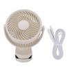 Clip On Fan USB Rechargeable Quiet 360 Degrees  Rotatable Small Fan with Clip for Daily Use Beach Camping