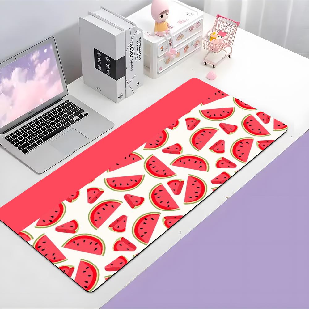 Fruit Sweet Wwatermelon Mouse Pad Large Gaming Mousepad With Thick Stitched Edge Nonslip Desk Mat