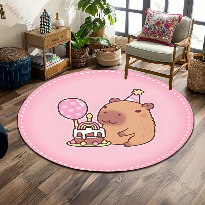 17 Styles Classic Pokemon Sylveon Print Round Carpet Bedroom Living Room Mat Sofa Children's Room Decor Rug Gift Free Shipping