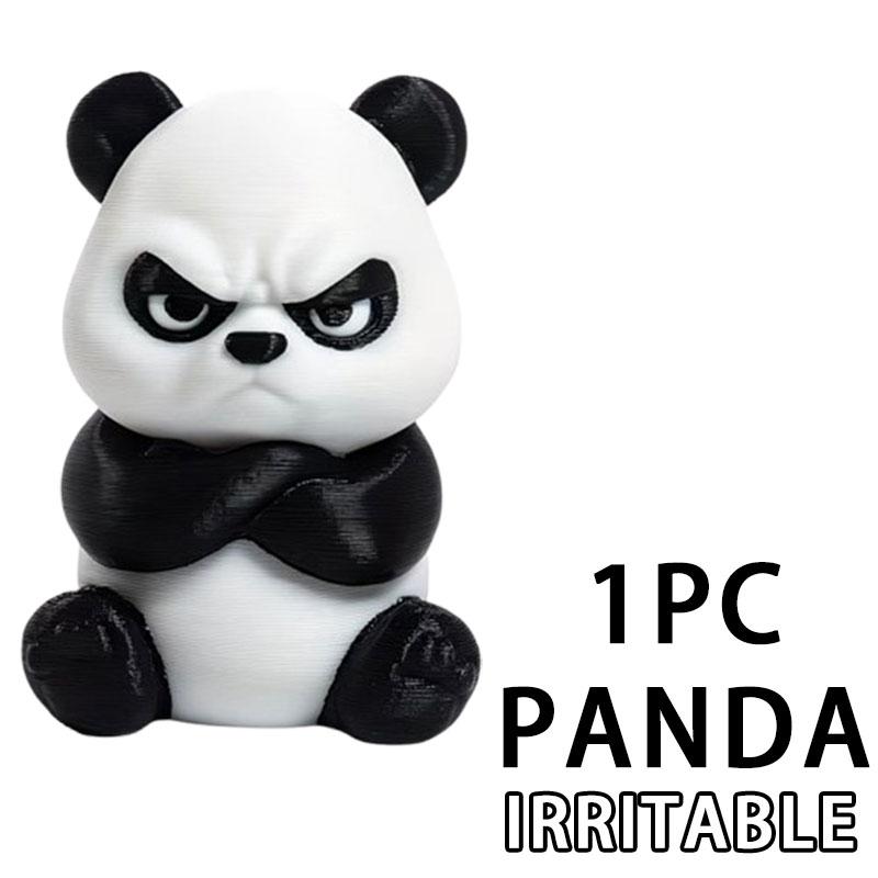 Xiaomi Cute Panda Statue Car Decor Panda Sculpture Ornament for Home Decoration Easter Gift Car Ornament 3D Irritable Panda Figurine
