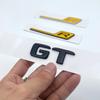 3D Flat Letters ABS Emblem GT GTC V8biturbo for Mercedes Benz AMG Car Trunk Lid Nameplate Badge Logo Sticker Chrome Glossy Black MU8