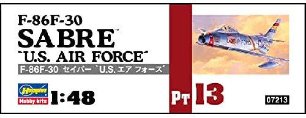 Hasegawa scale Air Force Sabre Air Force Plastic Model Kit PT13 1/48 U.S. F-86F-30 U.S.