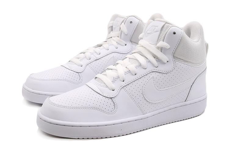 Nike Court Borough Mid Triple White - 838938-111