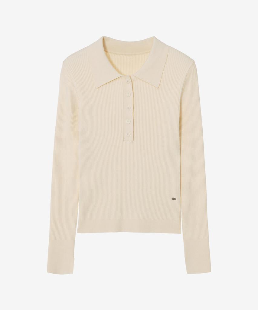 MIND BRIDGE WOMEN [W][Couture] Ribbed Collar Knit - 4 Colors