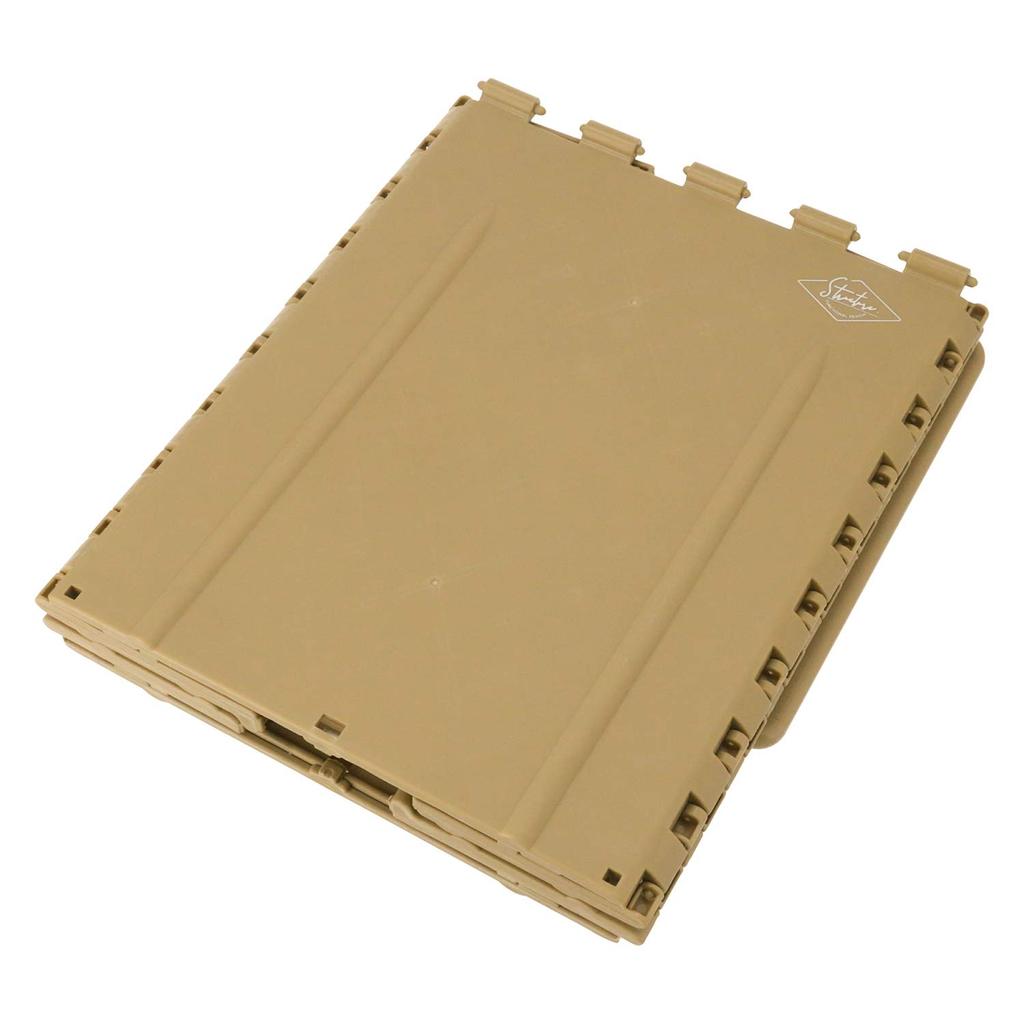 Fujiboeki 86102 Storage Camping Trash Folding Outdoor Width Sand Load Capacity 80kg Box, Can, Chair, Chair, 32cm, Beige,