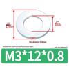 Очень большая плоская оцинкованная металлическая шайба (Размеры M1.6-M14)