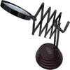 Desktop Vintage Style Desk Top Channer Magnifier Nautical Brass Magnifying Glass High Class Lens Adjustable Magnifying Stand Lamp On MDF Stand