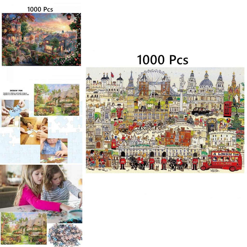 Пазл для взрослых 1000 деталей Бумажный материал Домашний декор Дружеское занятие Уникальный подарок Вдохновение для обучения