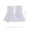 For Women Wedding Dress Pleated Cuffs Lace Fake Cuffs Detachable Wrist Cuffs Glove