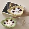 Прочная силиконовая форма в форме листа DIY Инструмент для творчества Для изготовления реалистичных подносов из смолы В качестве подарочной емкости