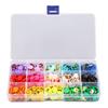 1 Box Thumb Tacks 15 Colors Colored Rubberized Flat Head Painting Decorative Tacks Push Pins With
