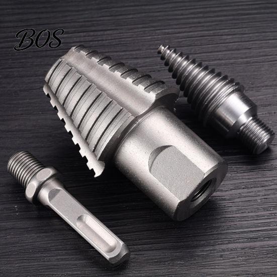 Wood Splitting Tool Splitter Drill Bit, 110mm Heavy Duty Log with U-Shaped Bit Anti-Slip Thread, Compatible Hand/Electric for Firewood Chopping