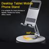 Phone Holder Aluminum 360 Alloy Adjustable Degree Rotatable Angle Heavy Non-slip Foldable Desktop Duty Tablet Mobile