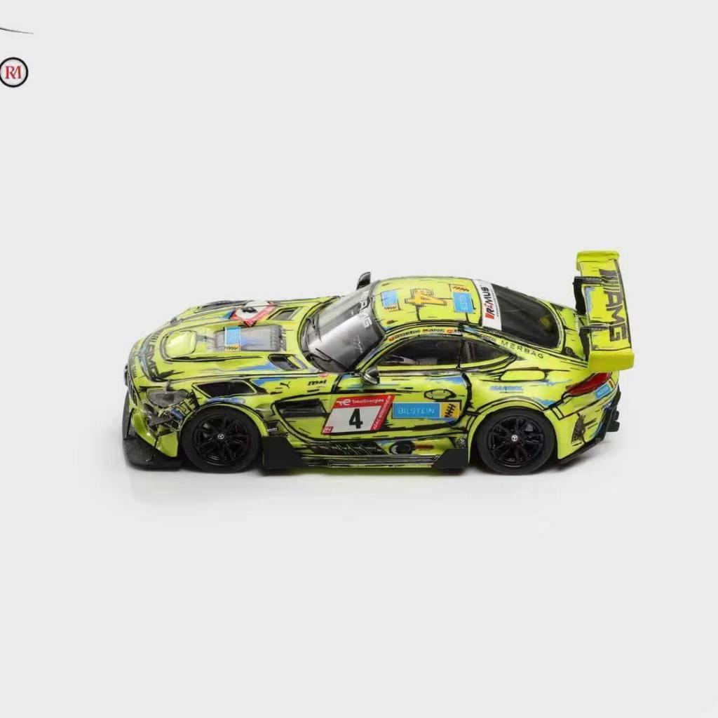 RhinoModel RM 1:64 Mercedes-Benz AMG GTS Nürburgring DTM Race Painted Alloy Car Model