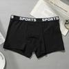 Men's Letter Print Boxer Shorts Soft Breathable Underwear Comfortable Elastic Waistband  Sporty & Casual Boxers Underpants