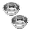 ADOFUN Coffee Filter Basket, Portafilter Basket, Filter Replacement, Non-Pressurized Espresso Coffee Machine Part, 2-Cup Stainless Steel, 58mm,