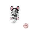 Original Owl Beads 100% 925 Silver Lucky Cat Elephant Charms Fit Original 925 Bracelet DIY Jewelry Making Women's Gift