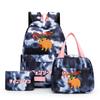 3Pcs/Set Chainsaw Man Kawaii Casual School Bag Colorful Backpack Set Girl with Lunch Bag for Women Student Teenager Rucksack Pencil Case