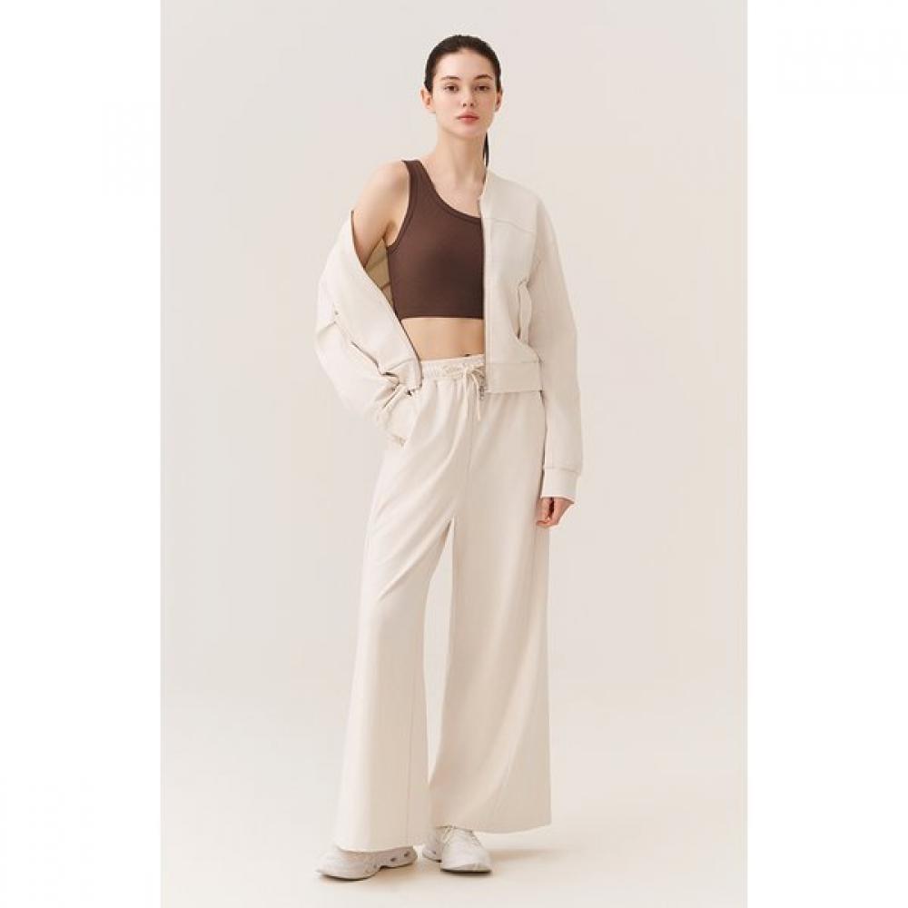 Huit Washed Cut Wide Fit Banding Pants Htwpn5k01t
