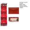 Christmas Surprise Pull-out Card Cash Gift Envelopes, 6 Slots Foldable Money Holder, DIY Holder Holiday Booklet for Xmas Parties, Family Gatherings