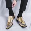 Модные мужские лоферы Роскошный бренд Кожаные туфли Дышащие слипоны Однотонные Формальные Повседневные туфли Ручной работы Дизайнерские мужские туфли Мокасины