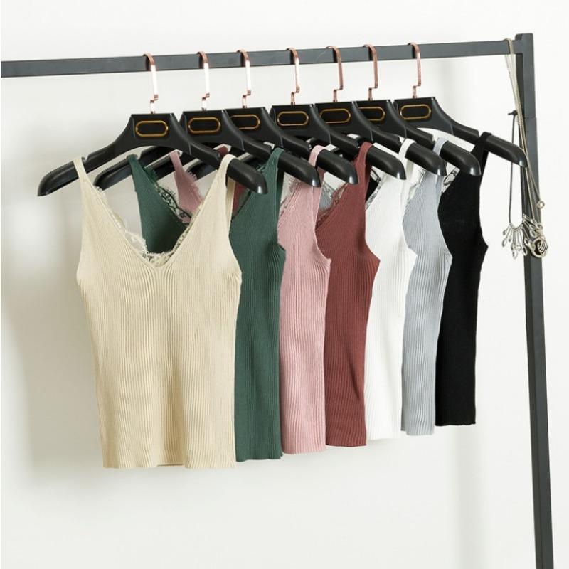 Новая женская вязаная крючком кружевная жилетка с V-образным вырезом и халтером, короткая облегающая куртка